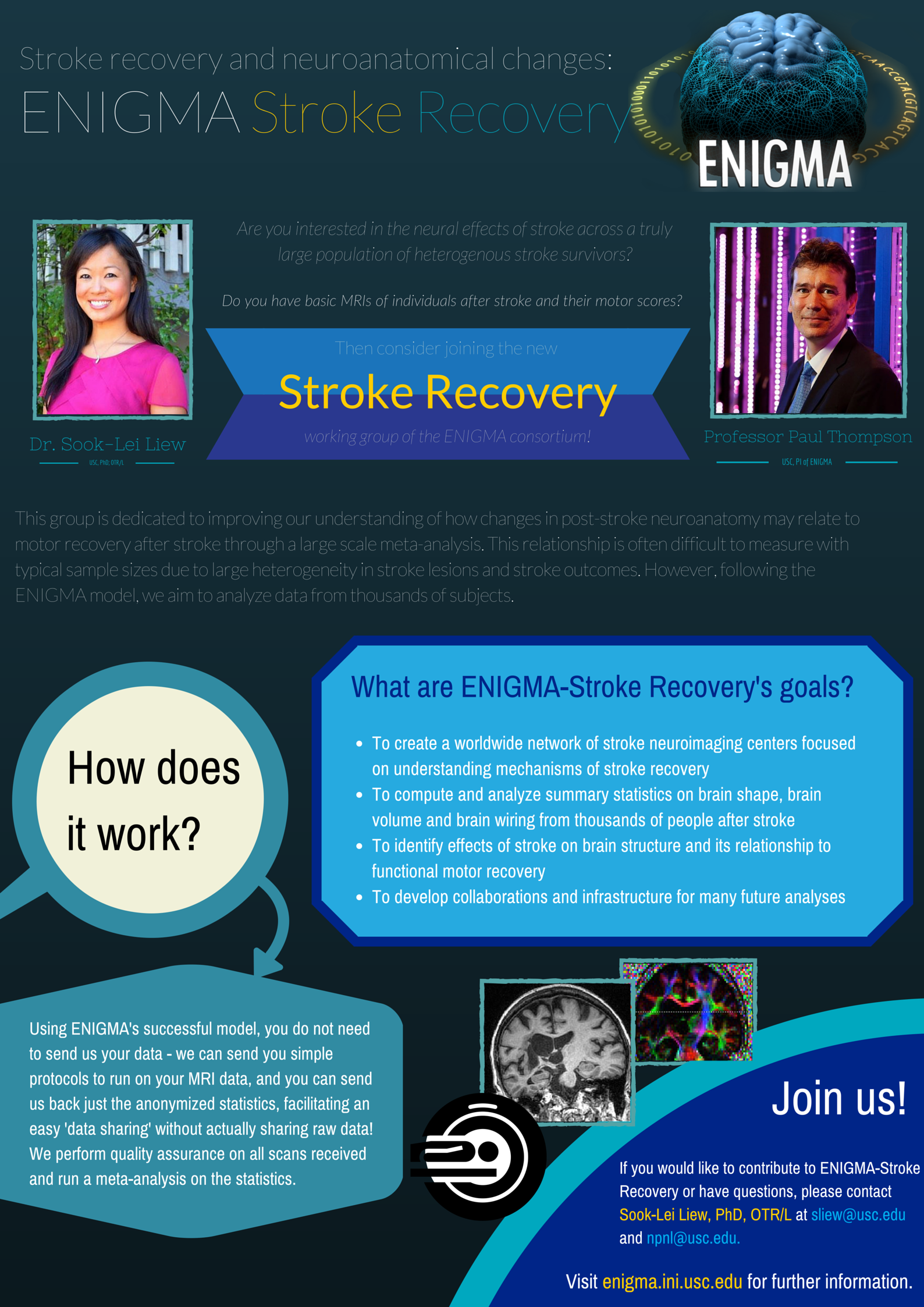 ENIGMA Stroke Recovery Flyer